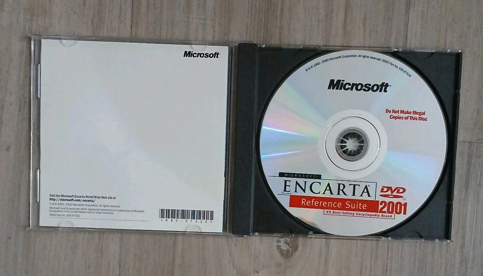 Microsoft Encarta Reference Suite 2001 - For PC - 1-DVD-ROM - Pre-Owned Jewelcas - Image 3 of 4