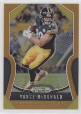 2019 Panini Prizm Orange Prizm 108/249 Vance McDonald #95 9rc