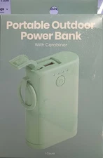 Portable Outdoor Power Bank with Cardbiner 6000mAh