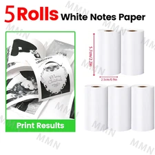 Mini Portable Thermal Printer 58mm Photo Label Wireless Bluetooth Android iOS