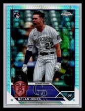 Nolan Jones Rookie Colorado Rockies #USC178 Topps 2023 Topps Chrome Update Prism