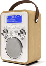 DAB/DAB+ & FM Portable Digital Radio | Bluetooth | Remote Control | Rechargeable