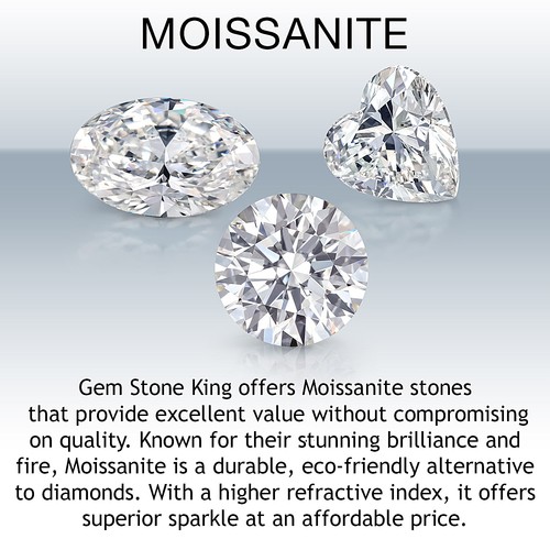 10K Yellow Gold White Moissanite Solitaire Engagement Ring For Women (0.90 - Picture 5 of 5