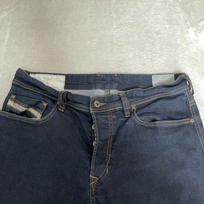 Diesel Tepphar Slim Carrot Stretch Jeans Mens Blue Wash 0069H Size