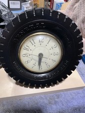 Vintage Firestone Tire Desk Clock