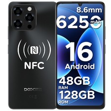 2026 DOOGEE Note 58 48GB+128GB Handy Ohne Vertrag Android 16 Smartphone NFC Neu