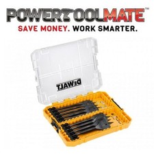 DeWalt DT70751 Flat Wood Spade Bit Set 9 Piece 12mm - 32mm + Tough Case Tstak