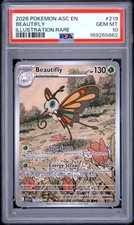 2026 POKEMON ASC EN-ASCENDED HEROES ILLUSTRATION RARE #219 BEAUTIFLY PSA 10