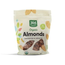 365 by Whole Foods Market, Organic Raw Almonds, 10 Ounce 10 (Pack of 1)