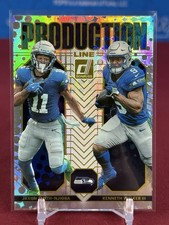2025 Donruss Football Production Line Jaxon Smith-Njigba/Kenneth Walker III #14