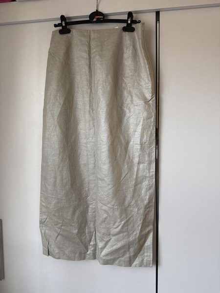 Women Betty Barclay Skirt Silver Cotton 40