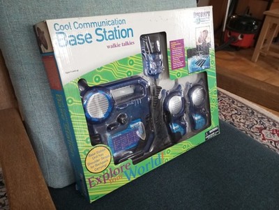 Vintage Discovery Channel Base Station Walkie Talkies Discovery Channel OVP