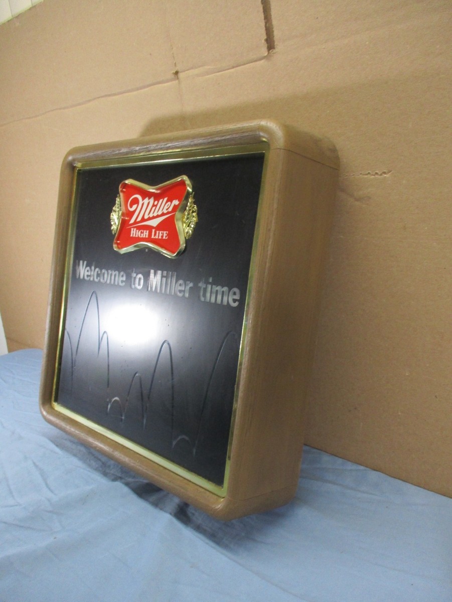 Vtg 1960s Miller High Life Beer Bouncing Ball Motion Lighted Bar