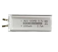 3.7V 1000mAh Lipo Rechargeable Battery 102050 For Recorder Bluetooth Small fan