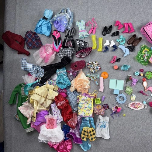 Vintage Barbie Doll 80s 90s Clothes Shoes Accessories Big Lot Outfits Some Ken