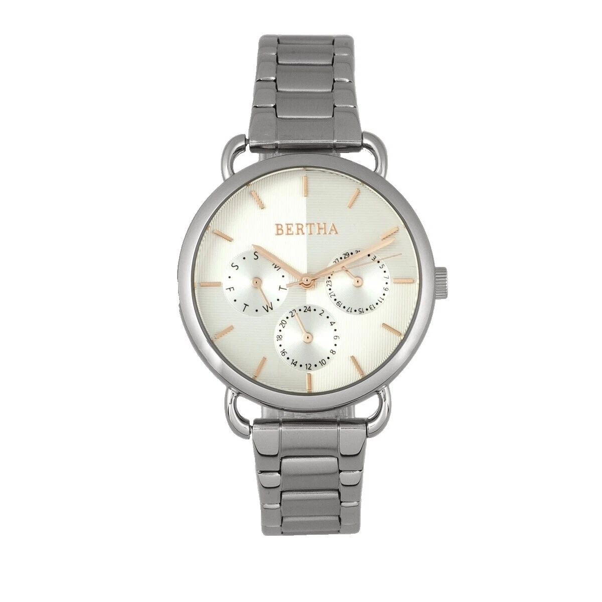 Banda de acero inoxidable Bertha Relojes de pulsera