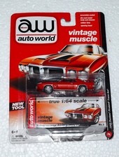 AUTO WORLD VINTAGE MUSCLE 1969 PONTIAC FIREBIRD TRANS AM Red Black Stripe