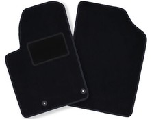 Schwarze Fußmatten vorne für: BMW 1 E81 Fließheck (2007-2012)