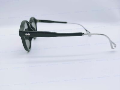 MOSCOT MILTZEN-TT Black Silver Frame Black Lenses Sun Glasses 46