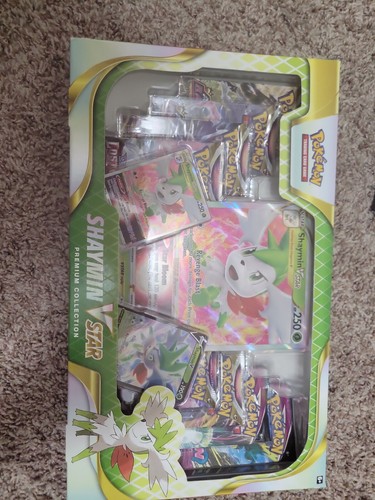 🔥Pokemon TCG Shaymin Vstar Premium Collection Box.New Sealed!