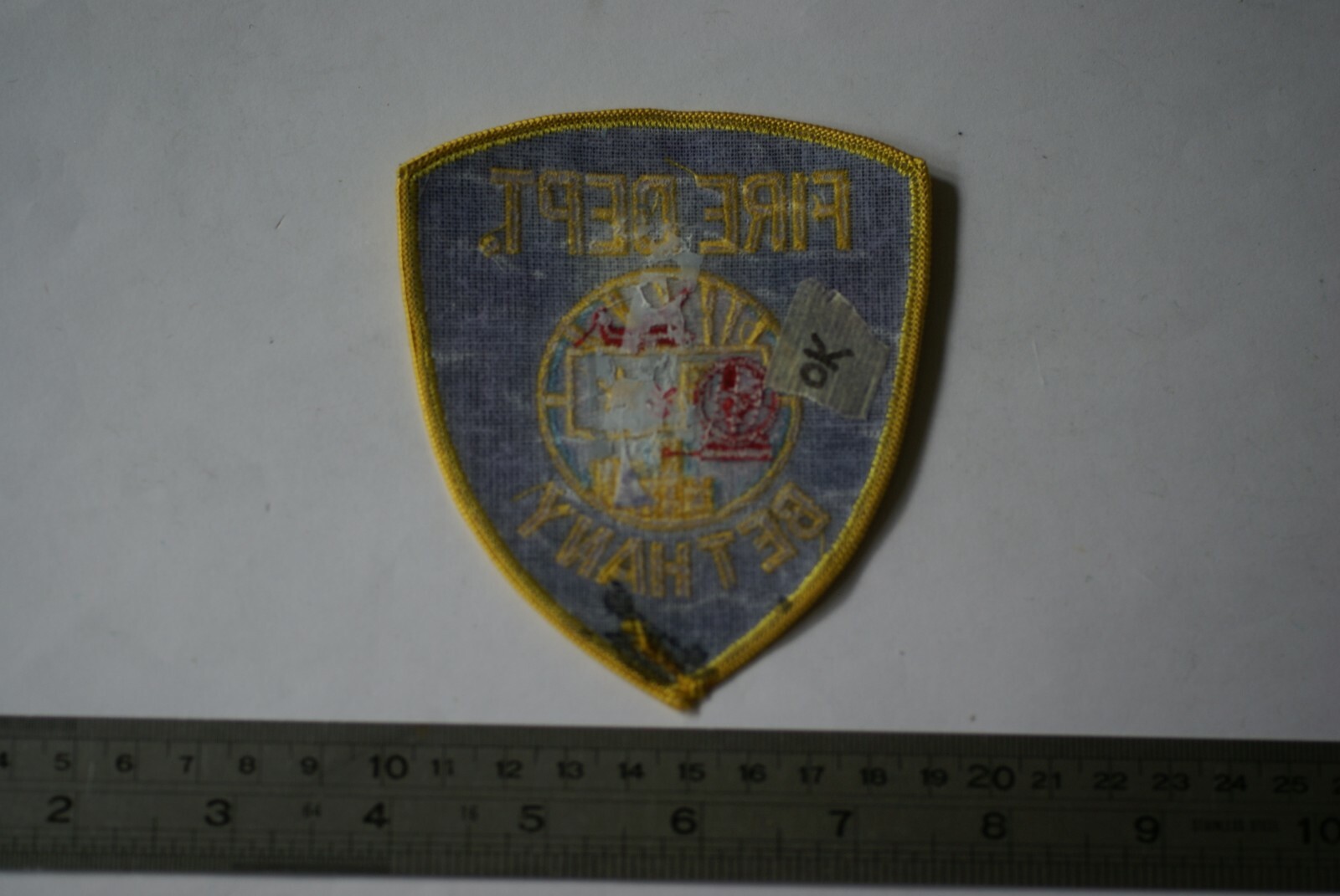 Bethany Fire Department patch, Oklahoma eBay