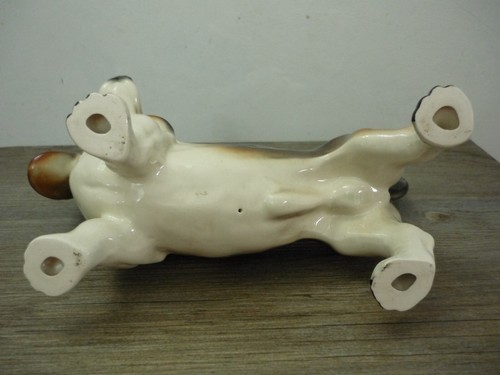 Vintage Coopercraft Bassett Hound Dog Ceramic 23cm Figurine Ornament With Label - Picture 8 of 8