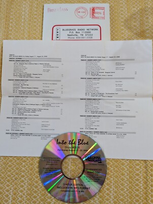 BLUEGRASS  Radio Shows ''Into the Blue'' from Aug 17 - Aug 30,  2008  Two CD's
