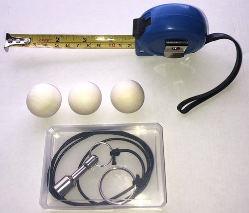 Boule Kugelmagnet Aufheber Zubehör Set + 3 Zielkugeln Holz 30mm + Massband Neu - Bild 1 von 7