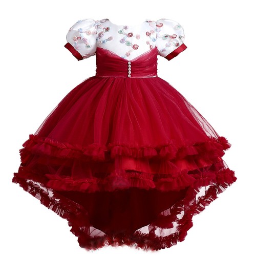 Christmas Princess Kids Tutu Dress Flower Girls Wedding Pageant Birthday Dresses - 第 34/157 張圖片
