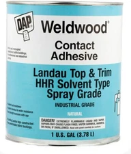 Dap Weldwood Contact Cement Adhesive - Landau Top HHR Solvent Spray 1 Gallon