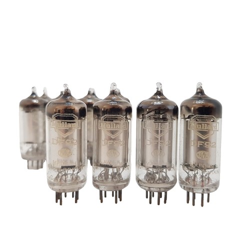 Mullard 12AU7 ECC82 Long Plate Square getter 1955 NOS NIB Matched