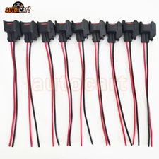 8pcs Fuel Injector Connectors EV6 EV14 USCAR Pigtail Harness Socket Plug Wires