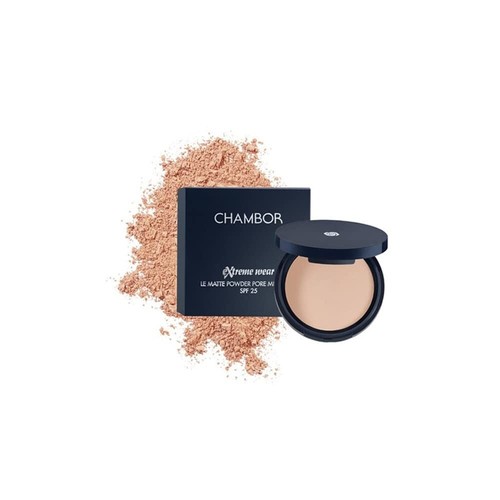 Chambor Extreme Wear Le Matte Compact - SPF 25 + Pore Minimiser + Oil - Picture 2 of 5