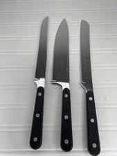 Set of 3 J A Henckels Eversharp Knife Knives Stainless Steel Made In Japan