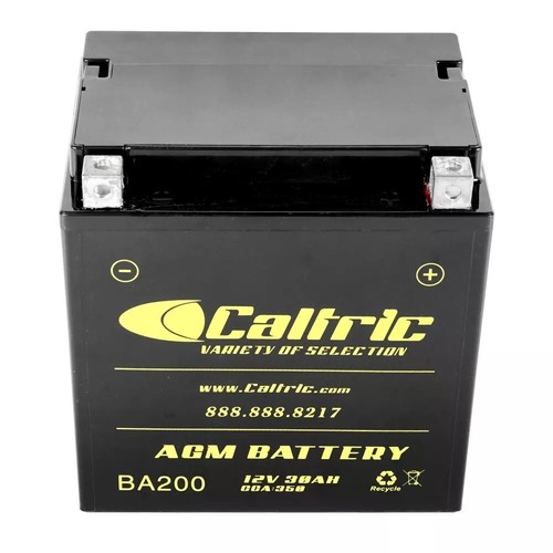 New Caltric AGM Battery for Arctic Cat 0445-115 12V / 30 AH / CCA 350 GYZ32HL - Foto 5 di 7