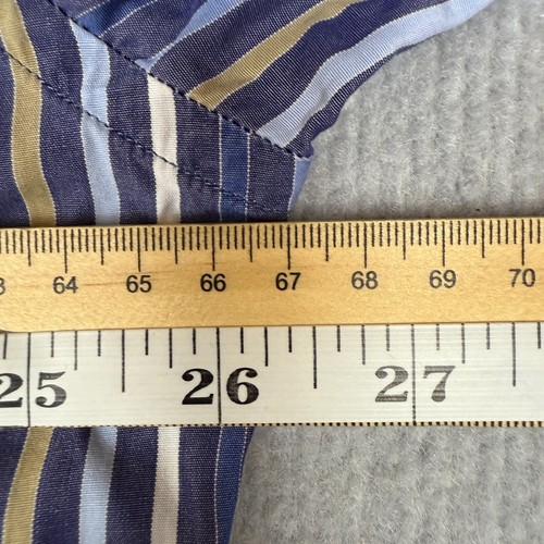 Paul & Shark Yachting Shirt Mens 44 Blue Striped Button Down Made In Italy - Picture 8 of 9