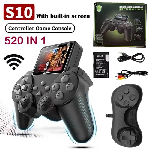 Handheld Retro Video Game Console 2.4" Screen 520 Classic Games Double Players - Picture 2 of 15