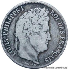 W2493 5 Francs Louis Philippe I 1833 W Lille Argent Silver -> Faire offre