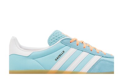 adidas gazelle silver green womens Gazelle Indoor Preloved Blue White Gum – Mrkicks.fr