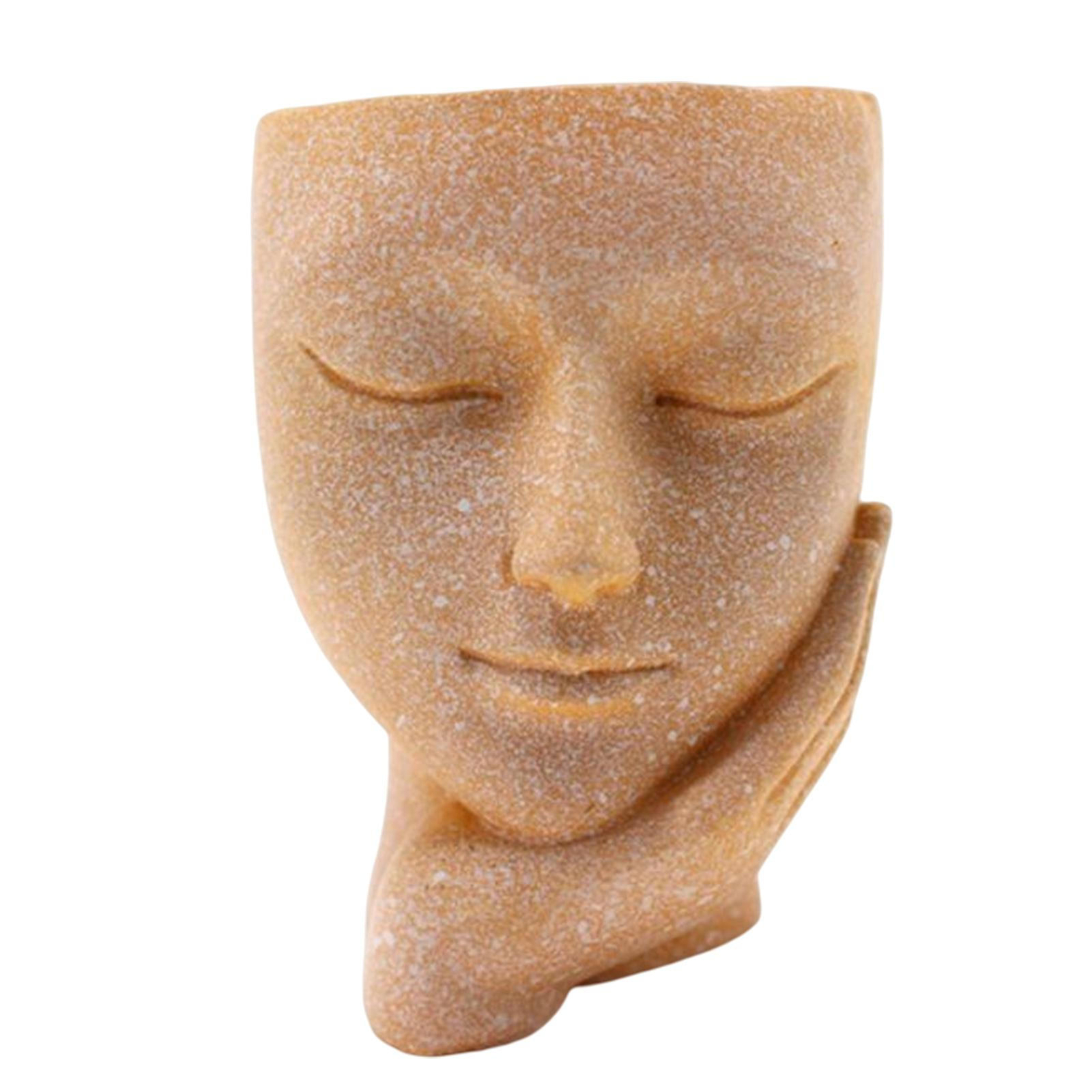 Girls Face Head Flower Planter Succulent Plant Flower Container Pot Flowerpot