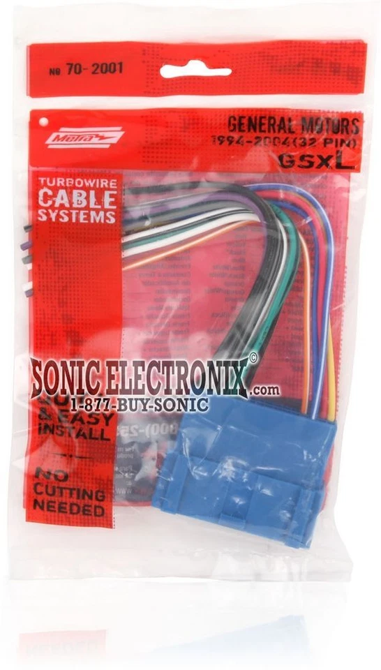 ¡NUEVO! Arnés de cableado Metra 70-2001 para vehículos GM/Chevrolet seleccionados 1994-2004 Foto 2 de 2