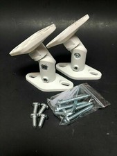 Plastic wall mount bracket for Bose 161  Speaker - WHITE -Pair