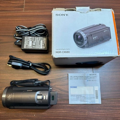 SONY HDR-CX680 Video Camera 2772 From Japan - Picture 3 of 19