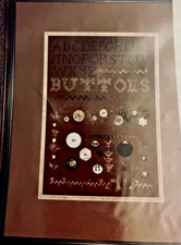 The Button Sampler Cross Stitch Chart The Thread Gatherer Display Your Buttons