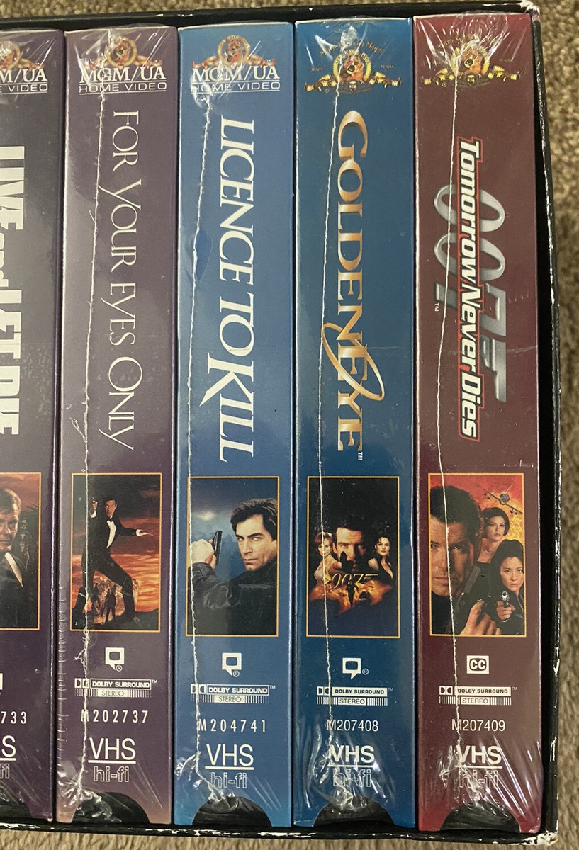 007 James Bond collection ALL7 TYPES 非売品 007: The James Bond Collection 7-Tape VHS Box Set New and Sealed