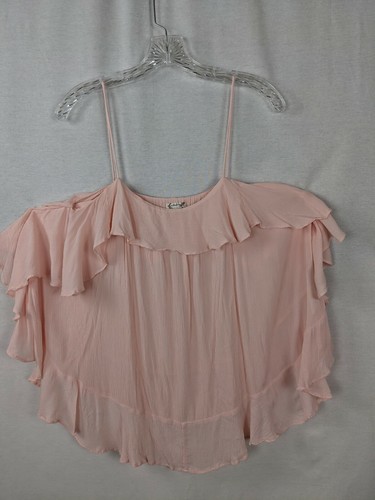 CAMISA ÍNTIMAMENTE LIBRE PEOPLE ROSA CASCADAS TALLA S - Imagen 2 de 5