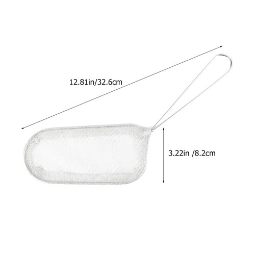 2 Pcs Edelstahl Colander Fritting -Netz Brillenkorb en ligne Mesh-Kochkorb