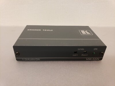 Kramer VM-3AN - 1:3 Balanced Stereo Audio Distribution Amplifier