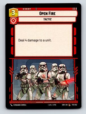 Tactic Event Open Fire Stormtrooper Powerful Attack Strategy 3C