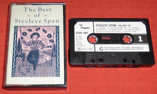 STEELEYE SPAN - UK KASSETTENBAND - DIE BESTEN (GRÖSSTEN HITS) - PAPIERETIKETTEN